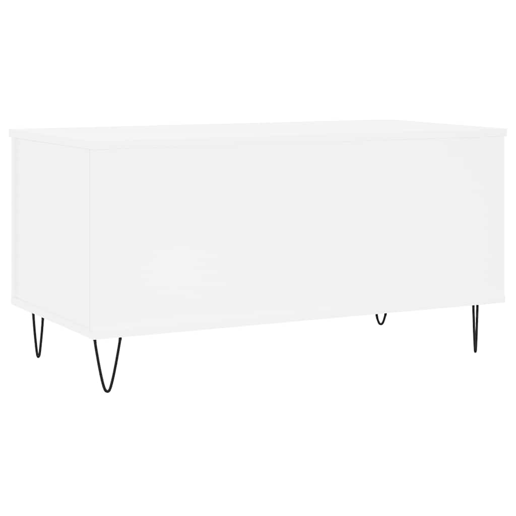 Stolić za kavu bijeli 90 x 44,5 x 45 cm od konstruiranog drva