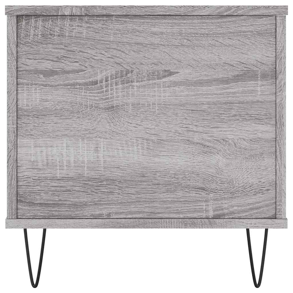 Stolić za kavu siva boja hrasta 90x44,5x45 cm konstruirano drvo