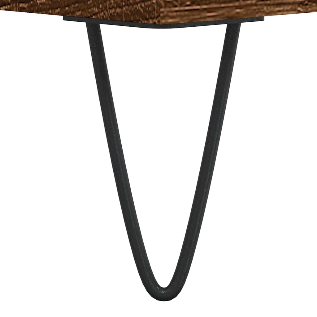 Stolić za kavu boja hrasta 90 x 44,5 x 45 cm konstruirano drvo