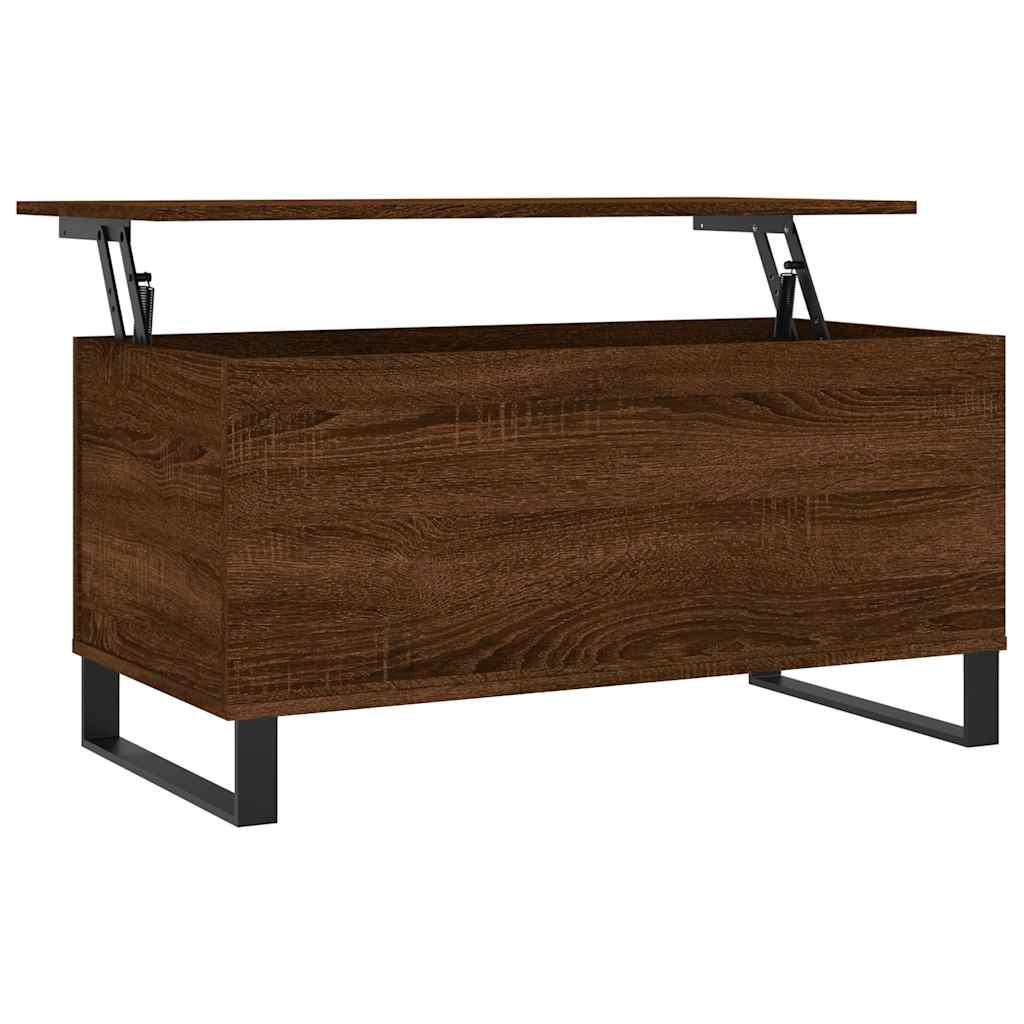 Stolić za kavu boja hrasta 90 x 44,5 x 45 cm konstruirano drvo