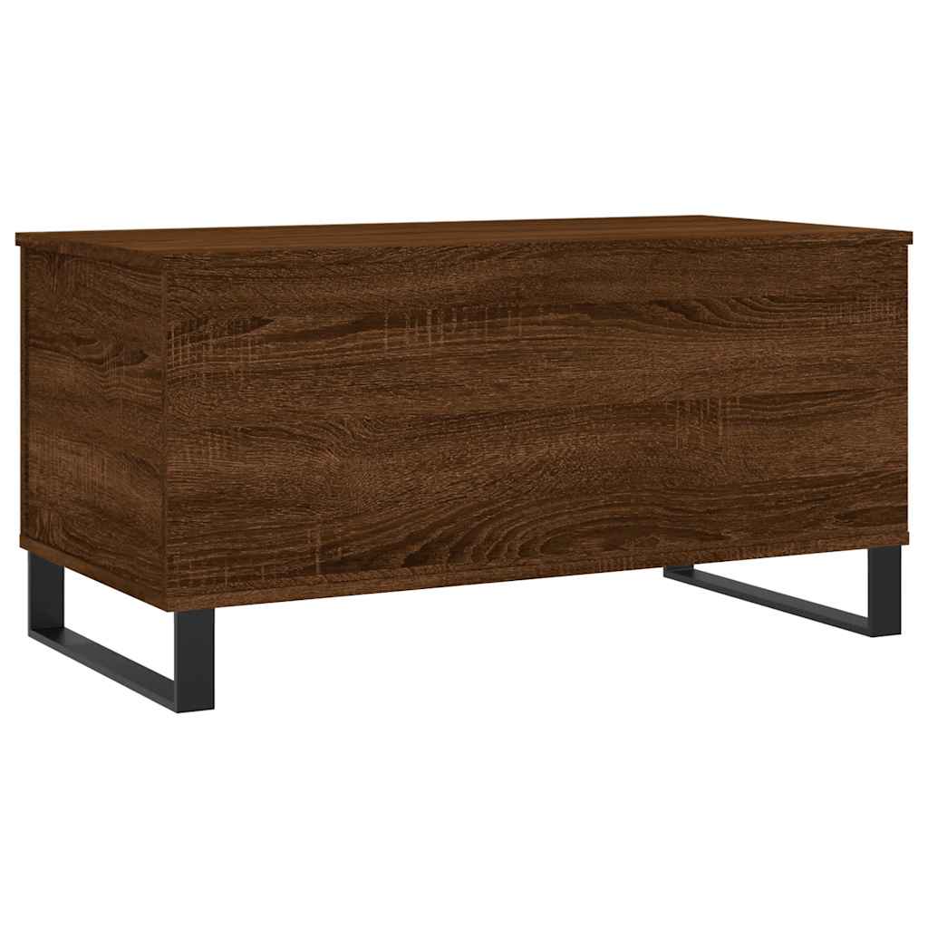Stolić za kavu boja hrasta 90 x 44,5 x 45 cm konstruirano drvo