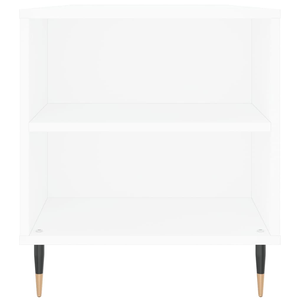 Stolić za kavu bijeli 102 x 44,5 x 50 cm od konstruiranog drva