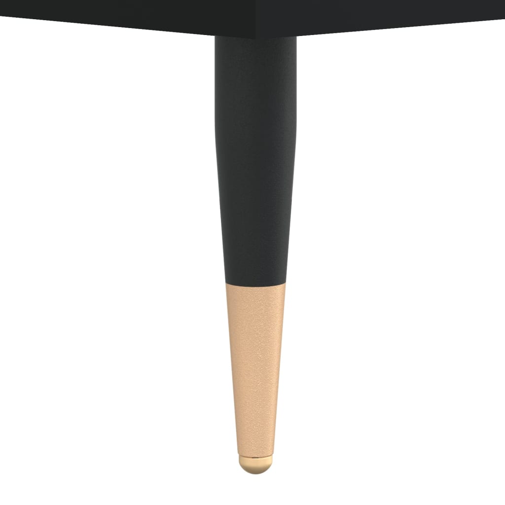 Stolić za kavu crni 102 x 44,5 x 50 cm od konstruiranog drva