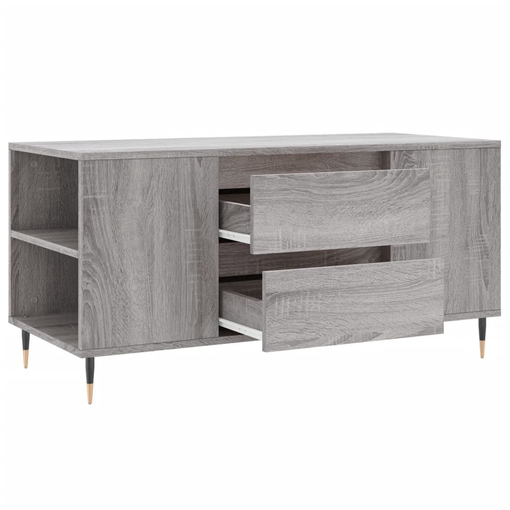 Stolić za kavu boja hrasta 102x44,5x50 cm od konstruiranog drva