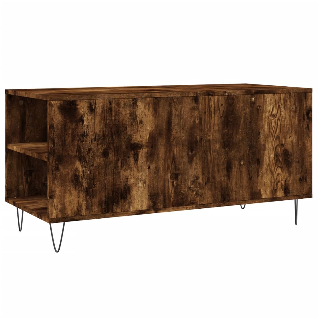 Stolić za kavu boja hrasta 102x44,5x50 cm od konstruiranog drva