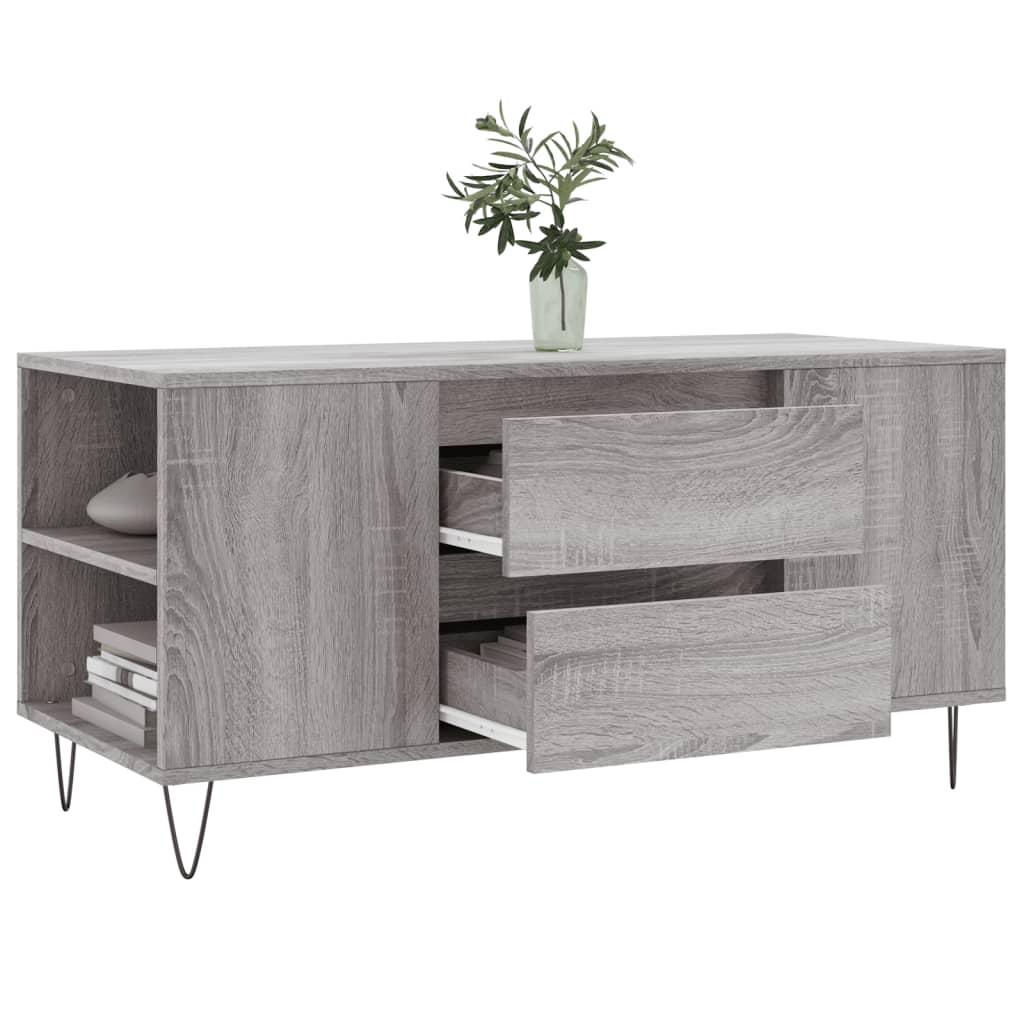 Stolić za kavu boja hrasta 102x44,5x50 cm od konstruiranog drva