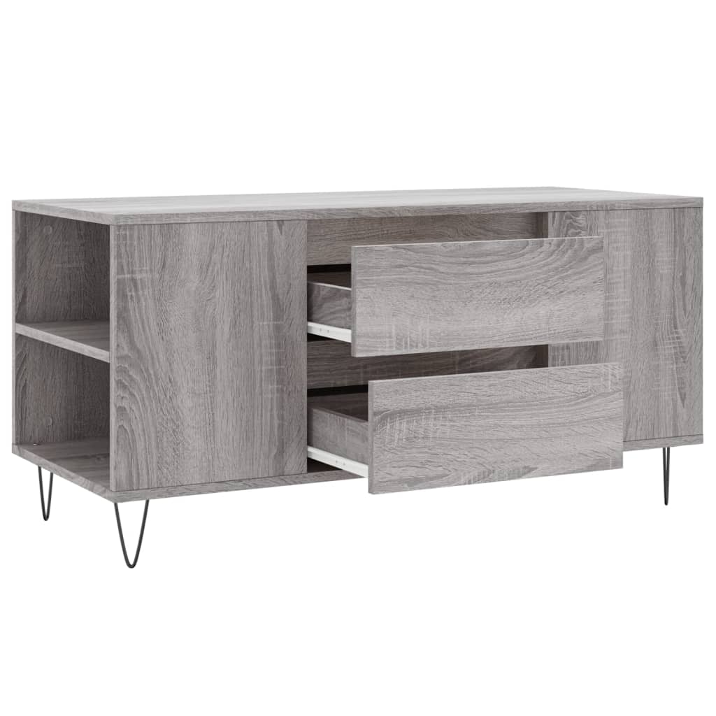 Stolić za kavu boja hrasta 102x44,5x50 cm od konstruiranog drva