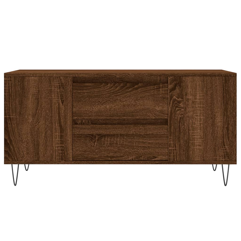 Stolić za kavu boja hrasta 102x44,5x50 cm od konstruiranog drva