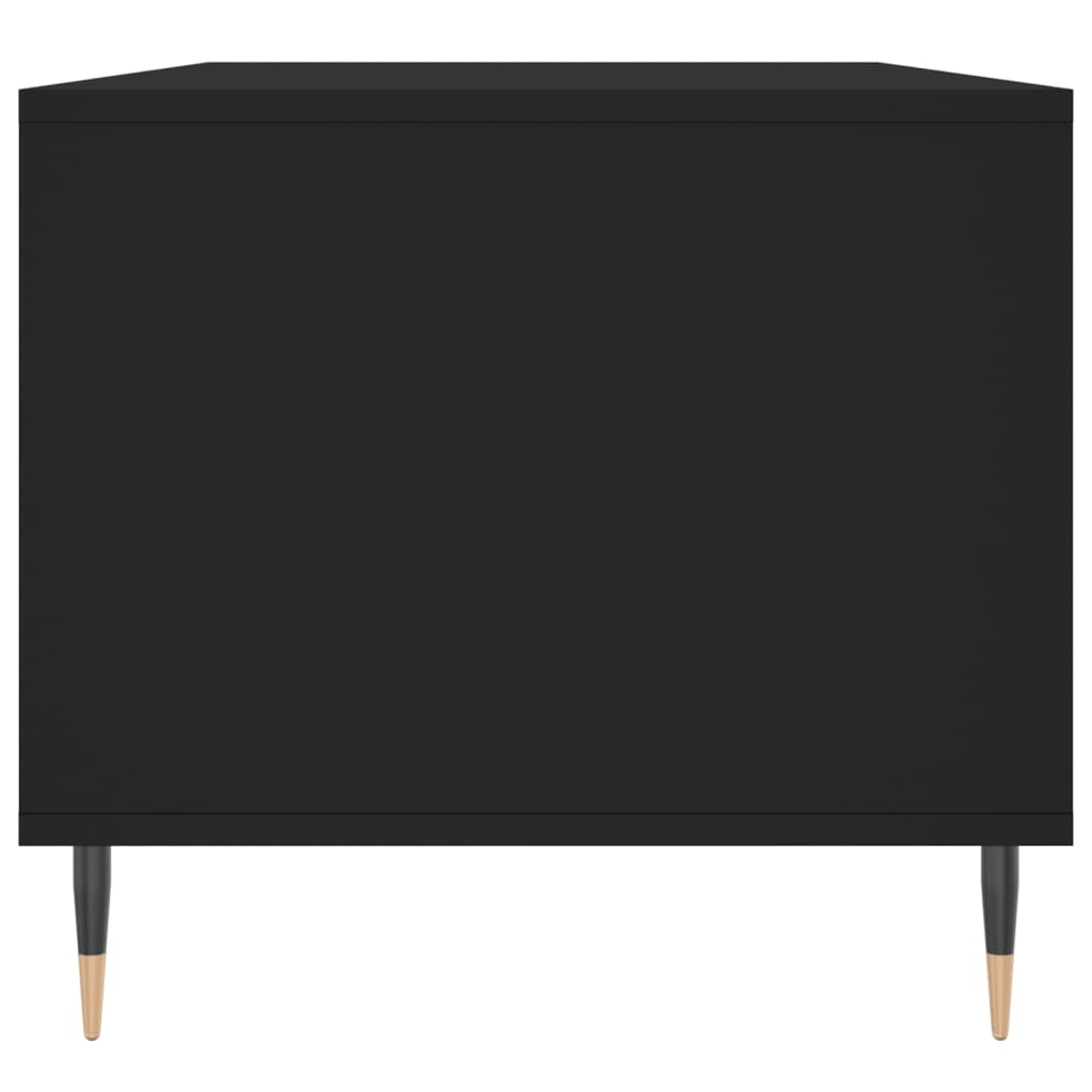 Stolić za kavu crni 90 x 49 x 45 cm od konstruiranog drva
