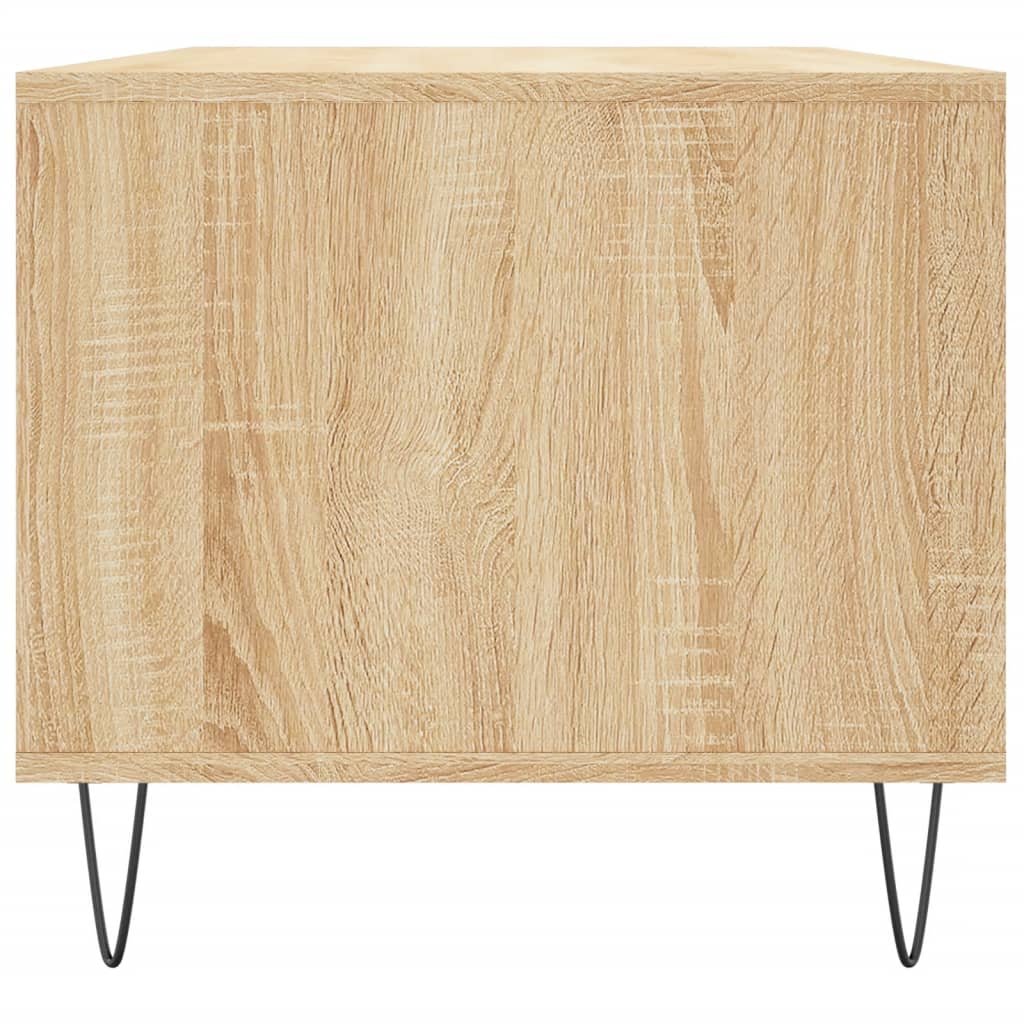 Stolić za kavu boja hrasta 90x49x45 cm konstruirano drvo