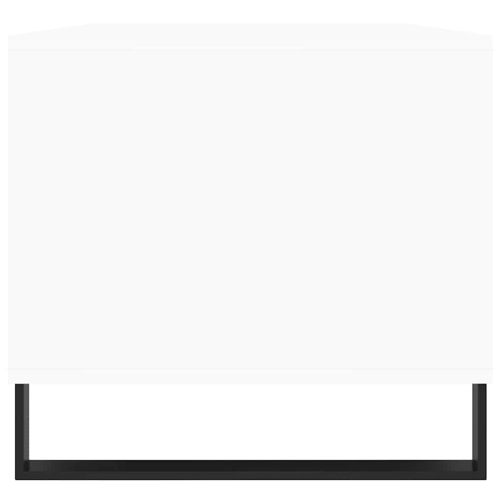 Stolić za kavu bijeli 90 x 49 x 45 cm od konstruiranog drva
