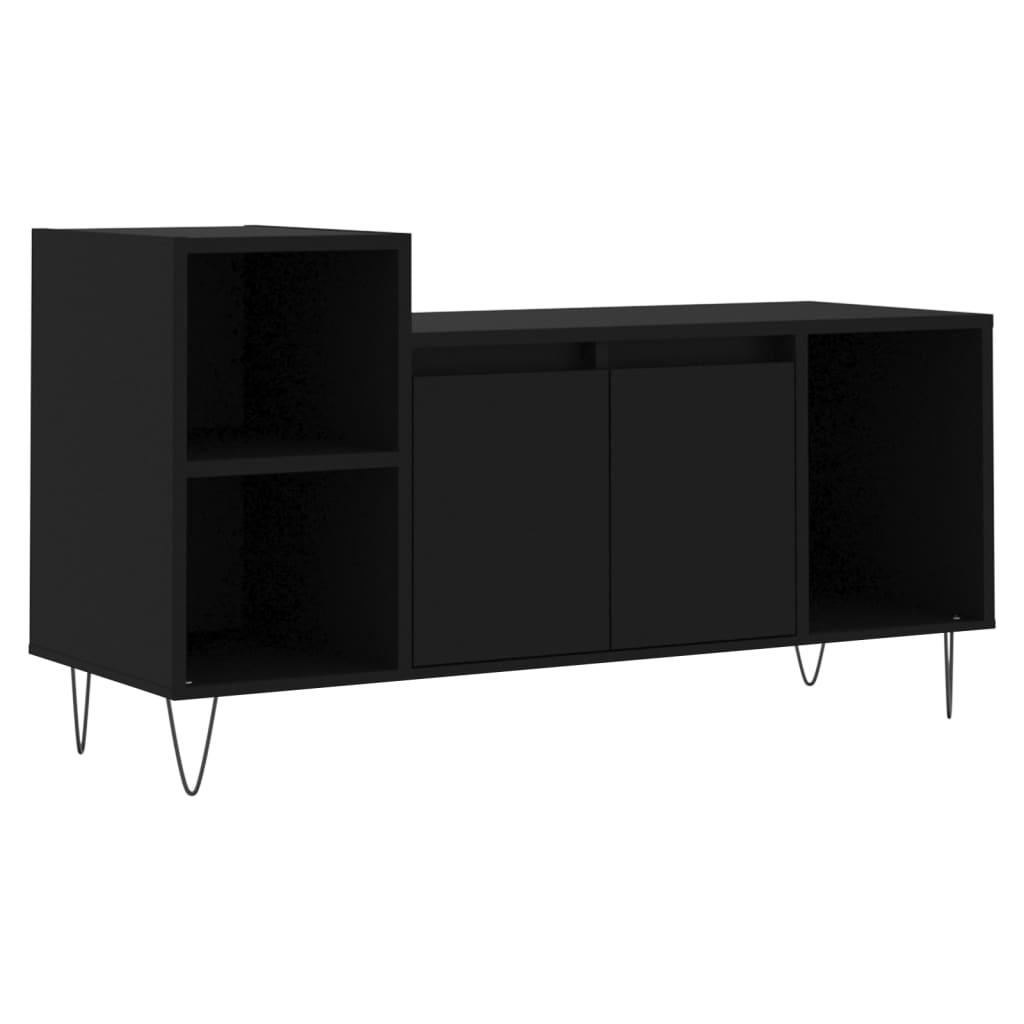 TV ormarić crni 100 x 35 x 55 cm od konstruiranog drva
