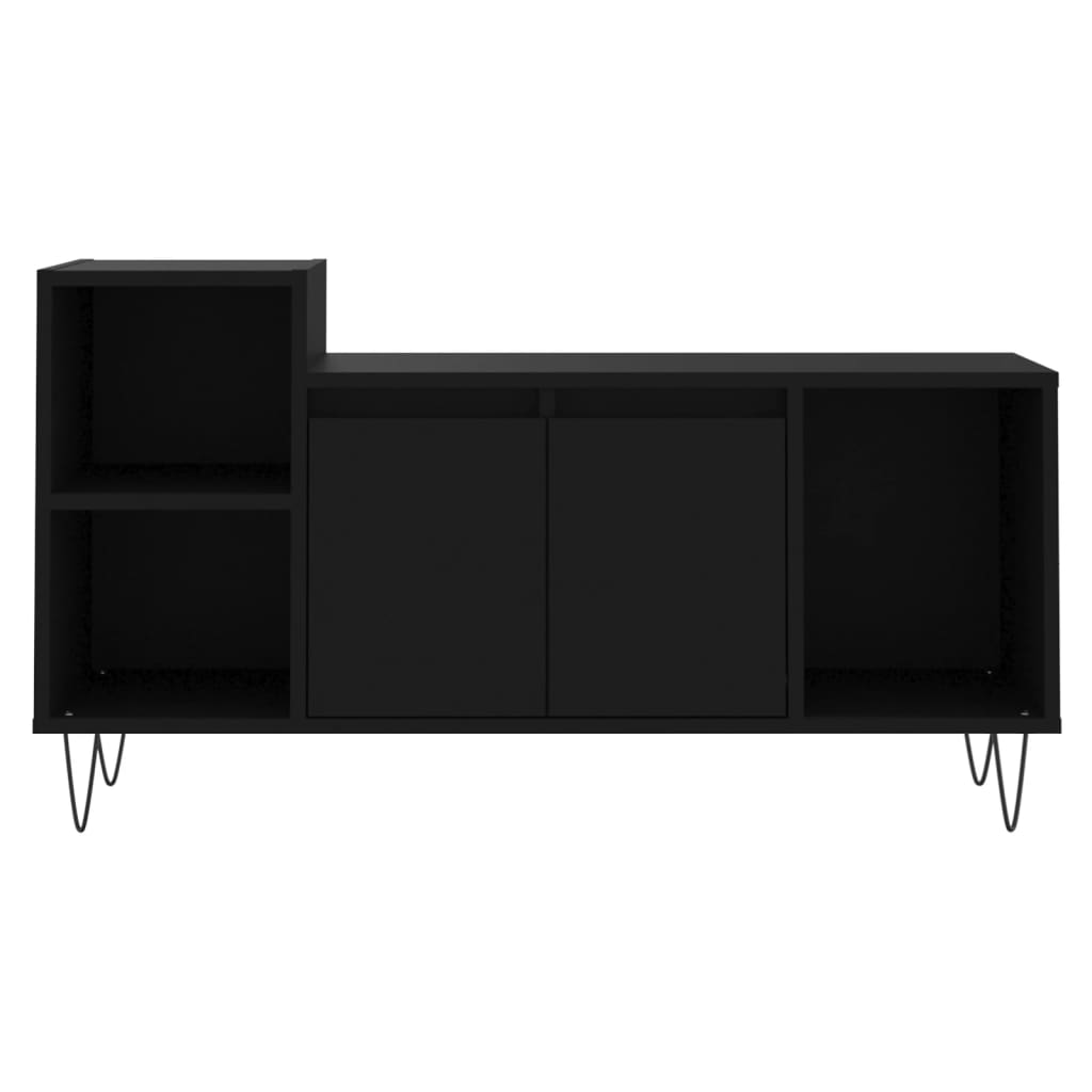 TV ormarić crni 100 x 35 x 55 cm od konstruiranog drva