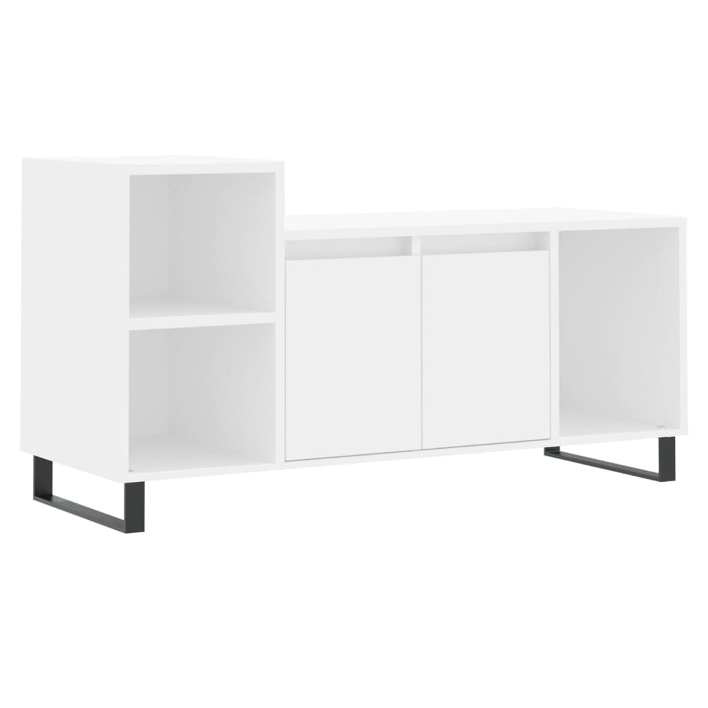 TV ormarić bijeli 100 x 35 x 55 cm od konstruiranog drva