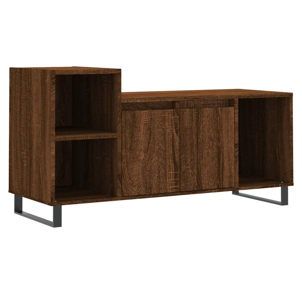 TV ormarić boja smeđeg hrasta 100x35x55 cm konstruirano drvo