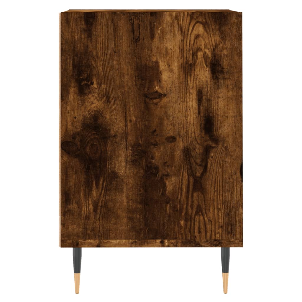 TV ormarić boja dimljenog hrasta 160x35x55 cm konstruirano drvo
