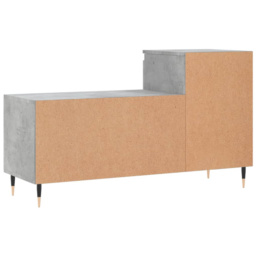 Ormarić za cipele boja betona 102x36x60 cm konstruirano drvo