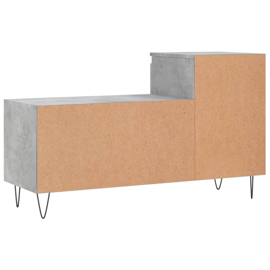 Ormarić za cipele boja betona 102x36x60 cm konstruirano drvo