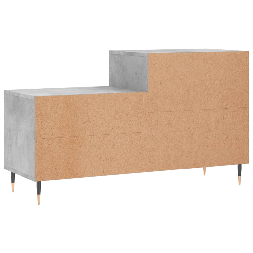 Ormarić za cipele boja betona 102x36x60 cm konstruirano drvo