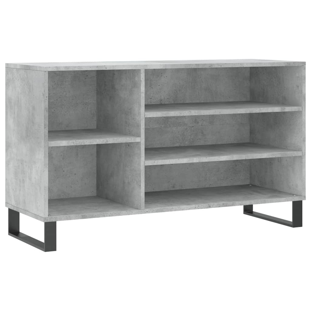 Ormarić za cipele boja betona 102x36x60 cm konstruirano drvo
