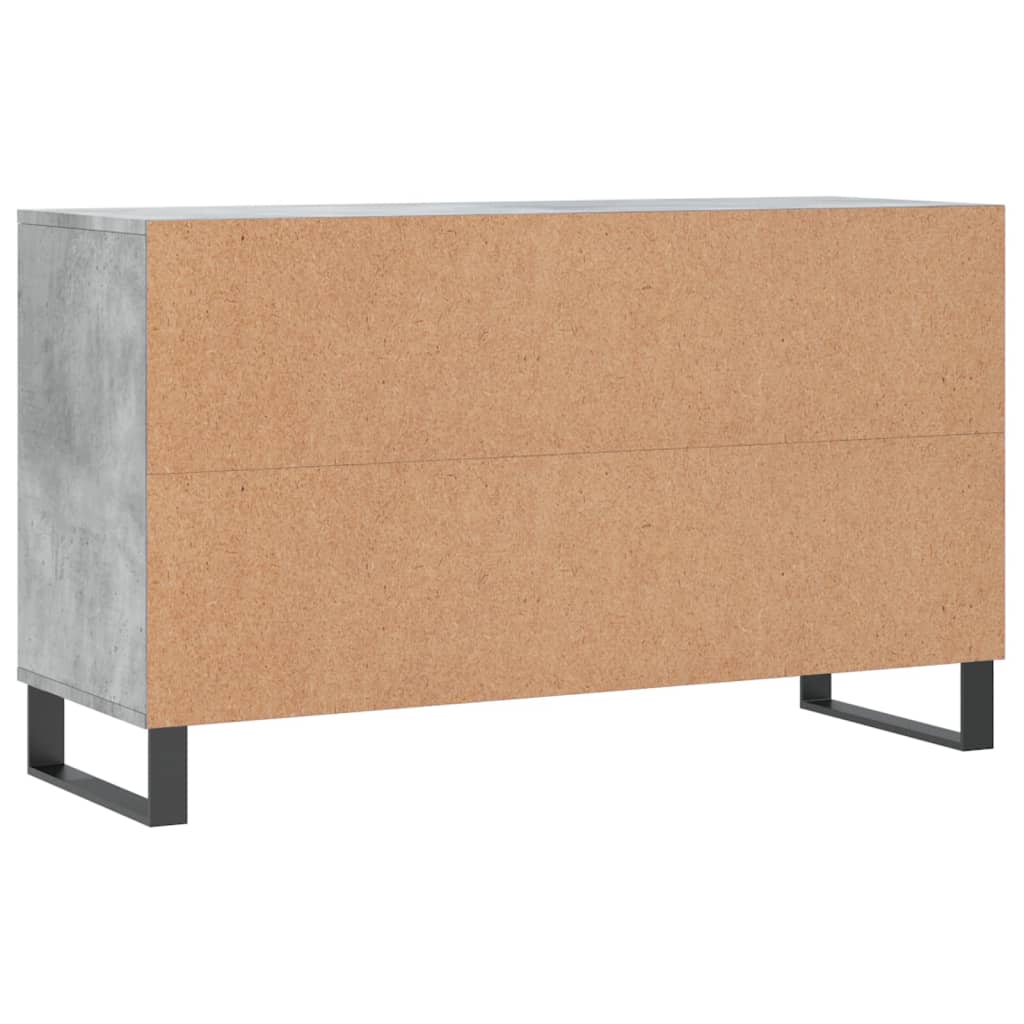 Ormarić za cipele boja betona 102x36x60 cm konstruirano drvo