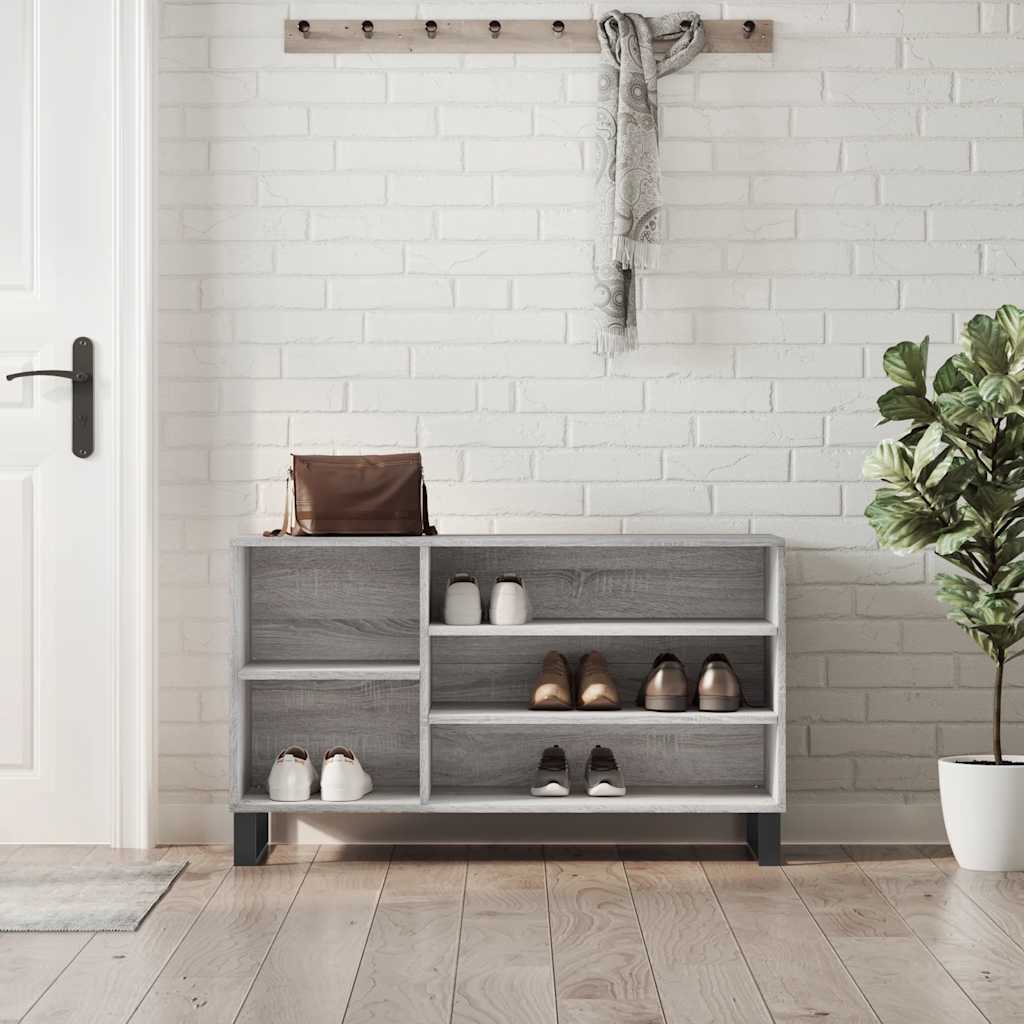 Ormarić za cipele boja hrasta 102x36x60 cm konstruirano drvo