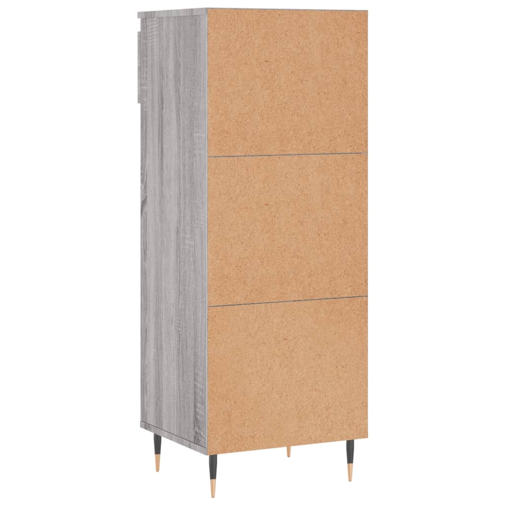 Ormarić za cipele sivi hrast 40x36x105 cm konstruirano drvo