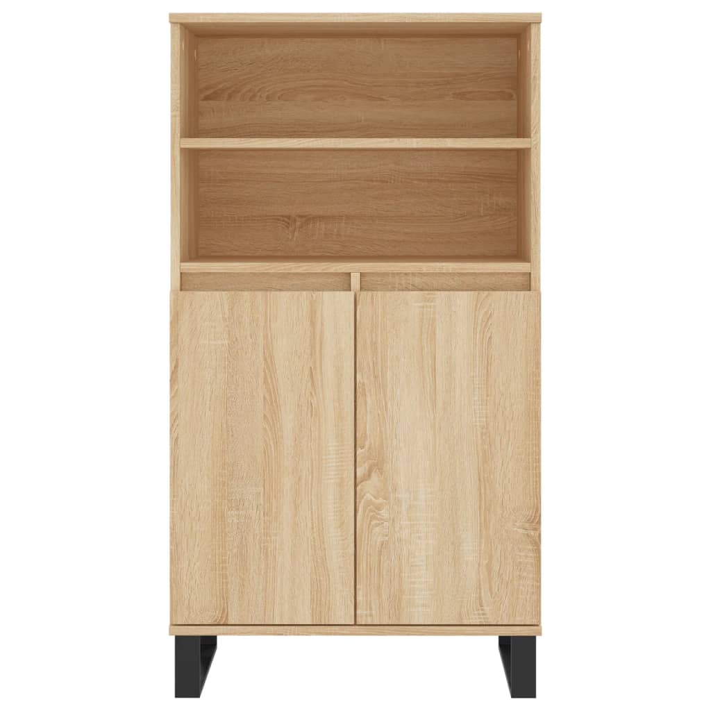 Visoka komoda hrasta sonome 60x36x110 cm od konstruiranog drva