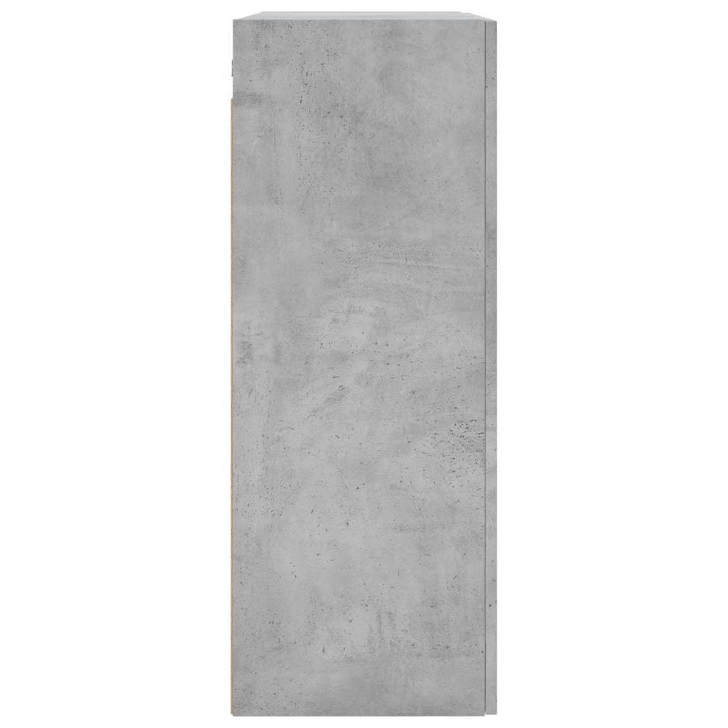Zidni ormarić siva boja betona 69,5x34x90 cm konstruirano drvo