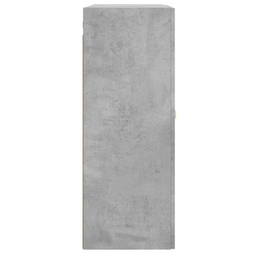 Zidni ormarić siva boja betona 69,5x34x90 cm konstruirano drvo