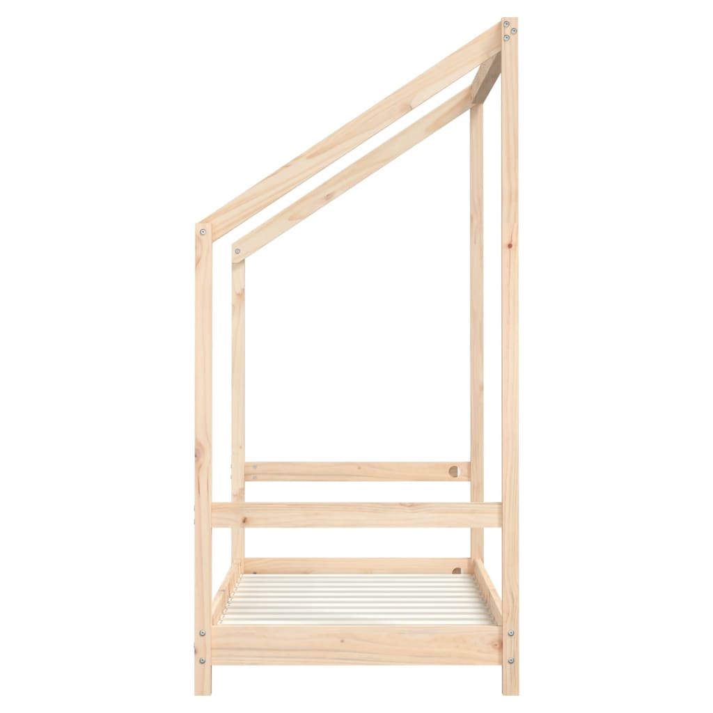 Okvir za dječji krevet 70 x 140 cm od masivne borovine