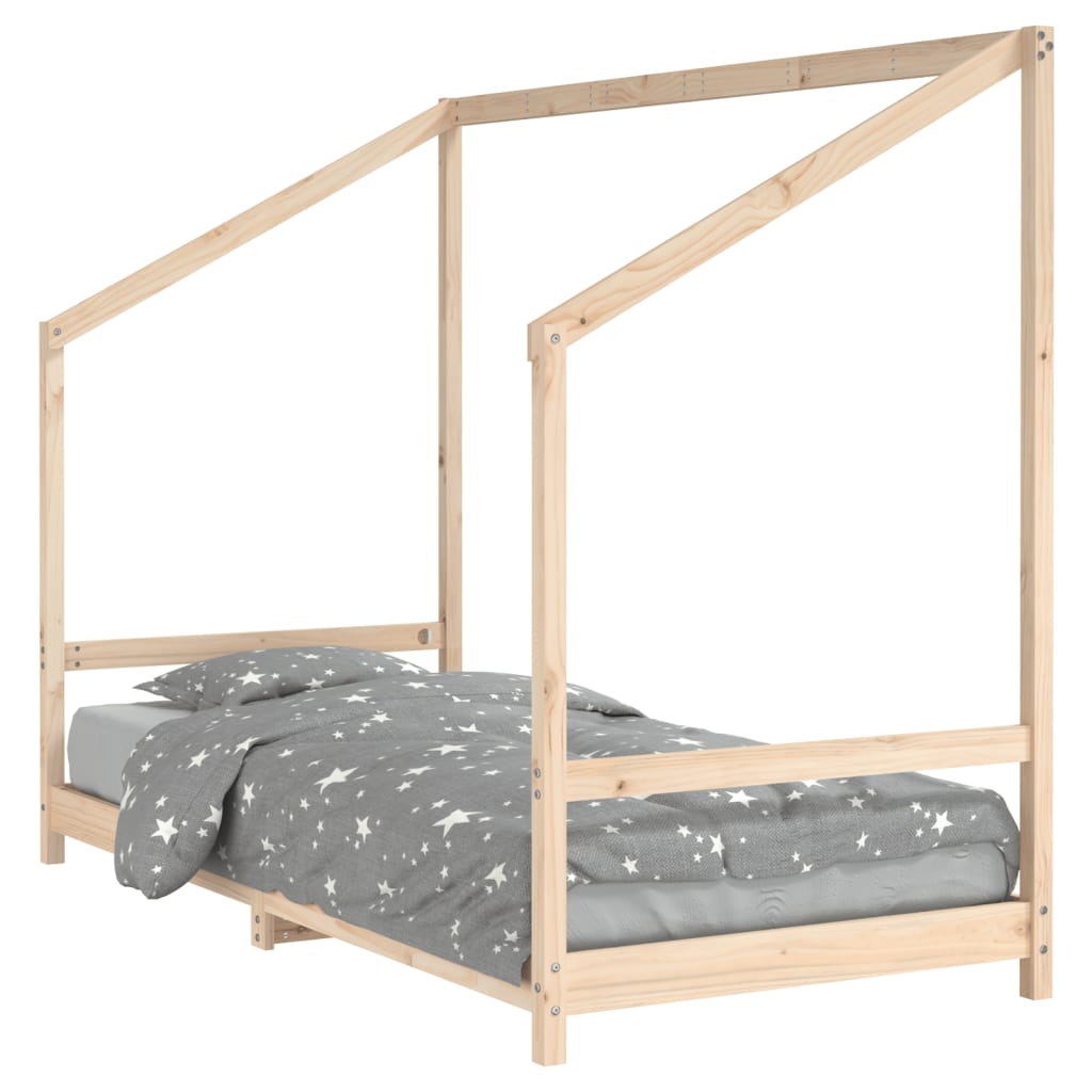Okvir za dječji krevet 90 x 190 cm od masivne borovine