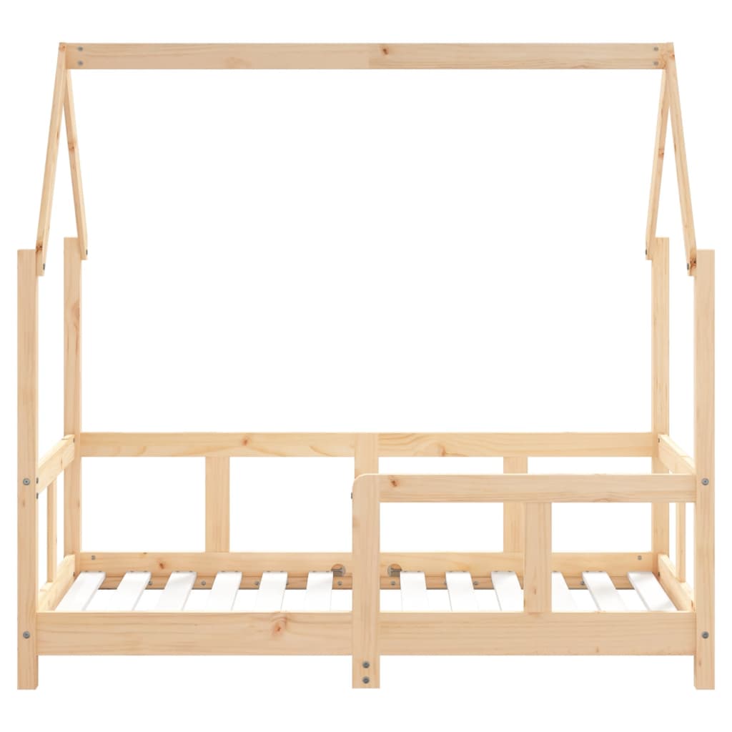 Okvir za dječji krevet 70 x 140 cm od masivne borovine
