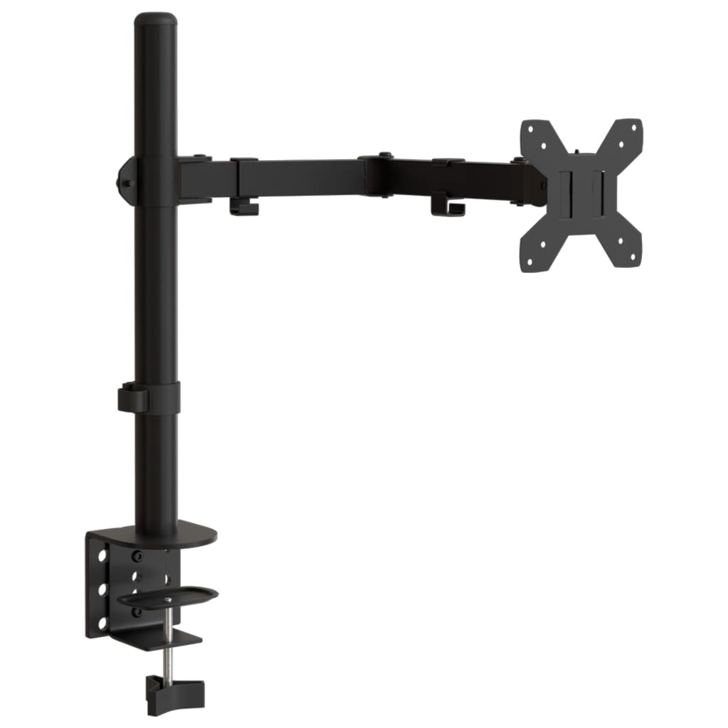 Nosač za monitor crni čelični VESA 75/100 mm