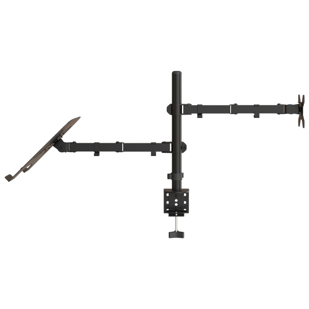 Nosač za monitor crni čelični VESA 75/100 mm