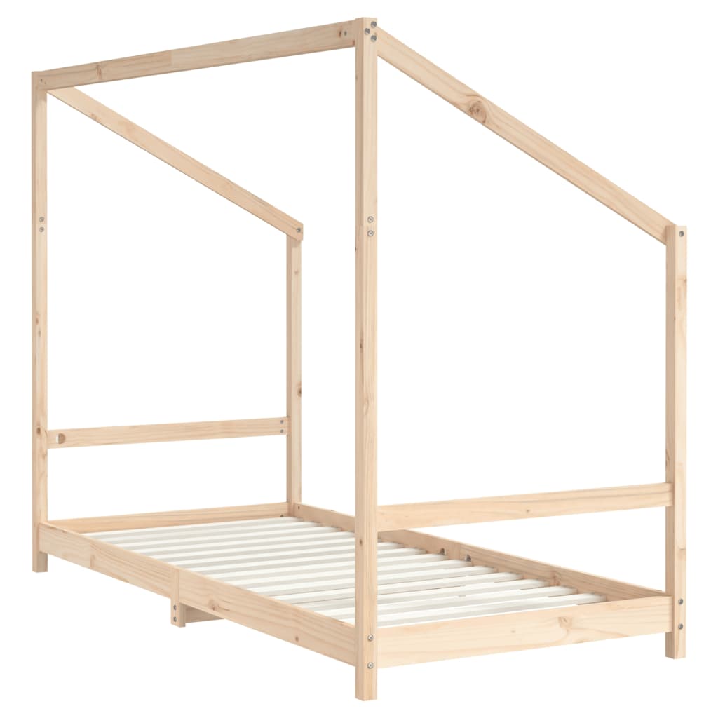 Okvir za dječji krevet 2x(90x200) cm od masivne borovine