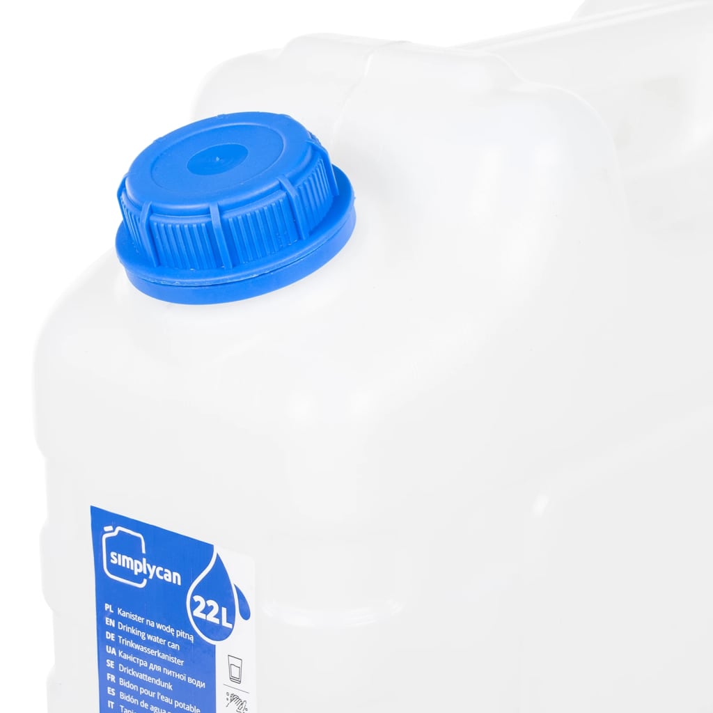 Spremnik za vodu sa slavinom prozirni 20 L plastični