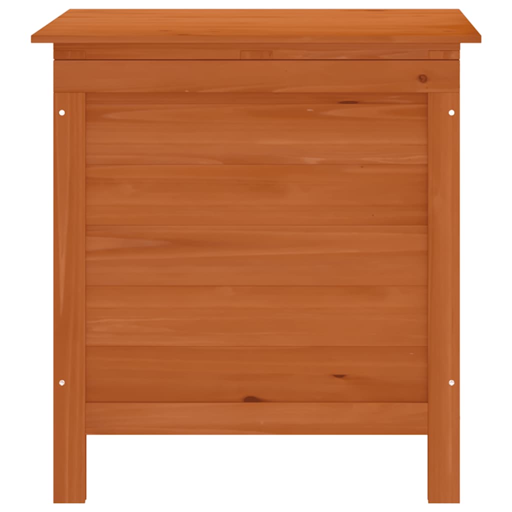 Vrtna kutija za pohranu smeđa 50x49x56,5 cm masivna jelovina