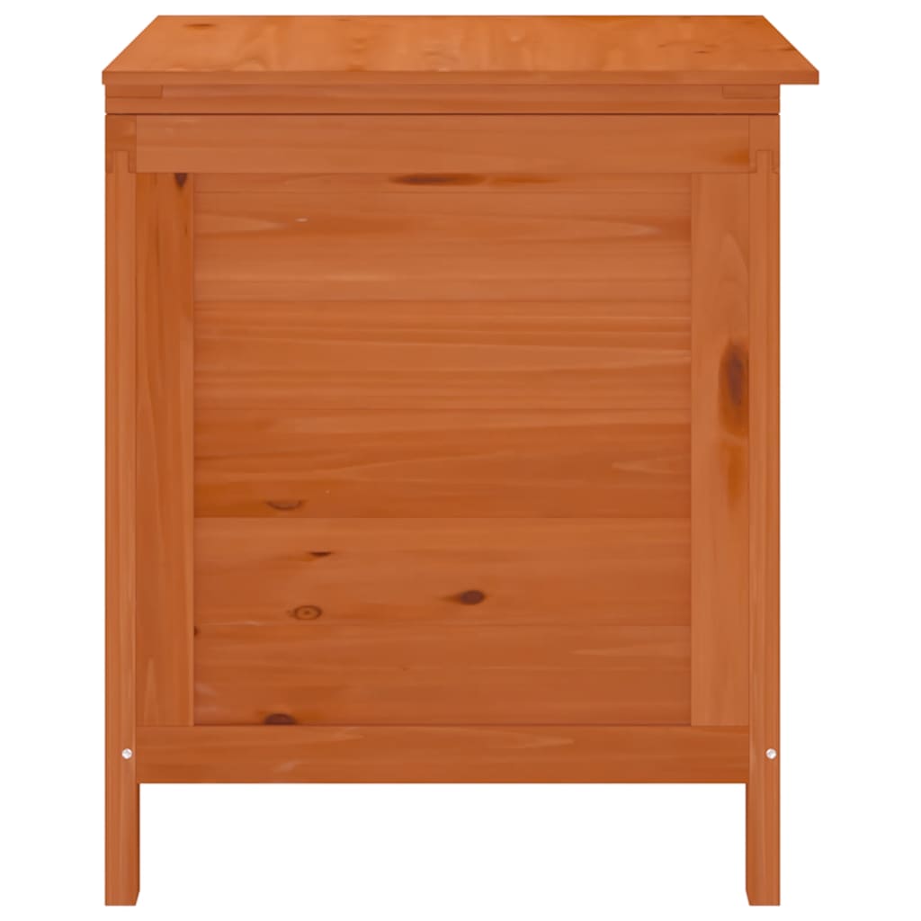 Vrtna kutija za pohranu smeđa 50x49x56,5 cm masivna jelovina