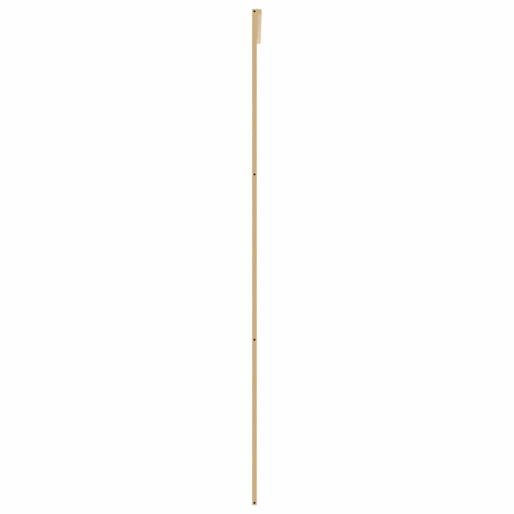 Klizna vrata zlatna 76x205 cm prozirno staklo ESG i aluminij