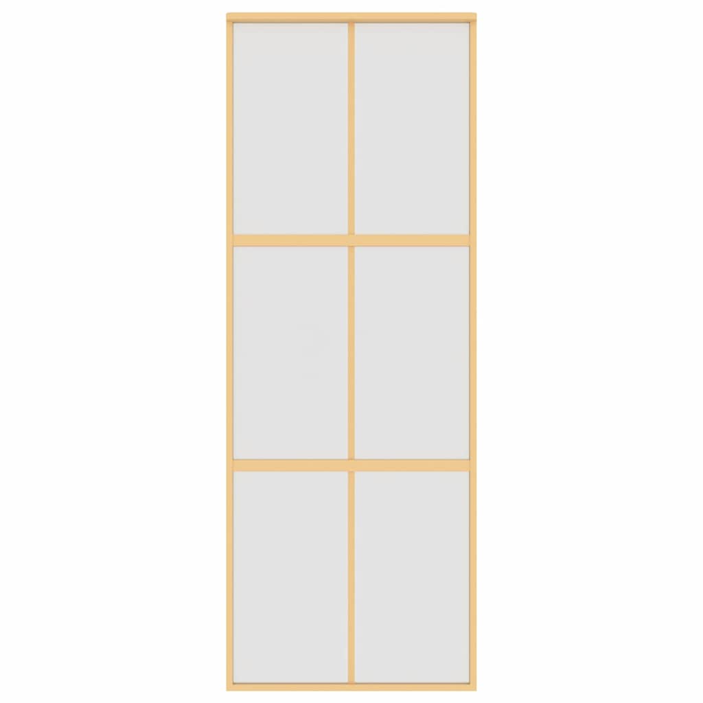 Klizna vrata zlatna 76x205 cm matirano staklo ESG i aluminij