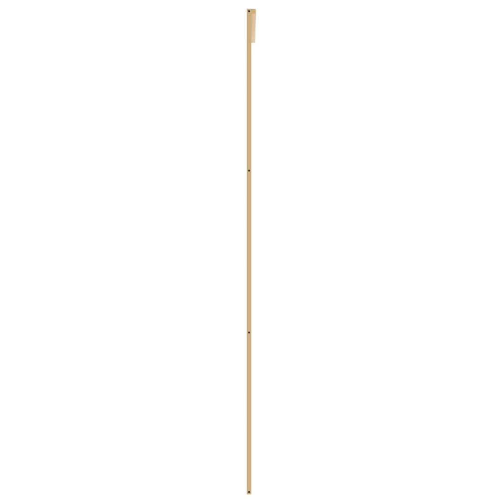 Klizna vrata zlatna 102,5x205 cm prozirno staklo ESG i aluminij
