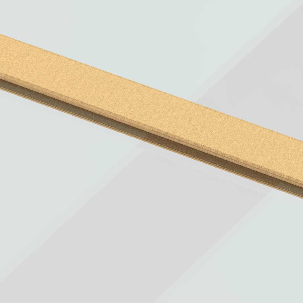 Klizna vrata zlatna 102,5x205 cm prozirno staklo ESG i aluminij