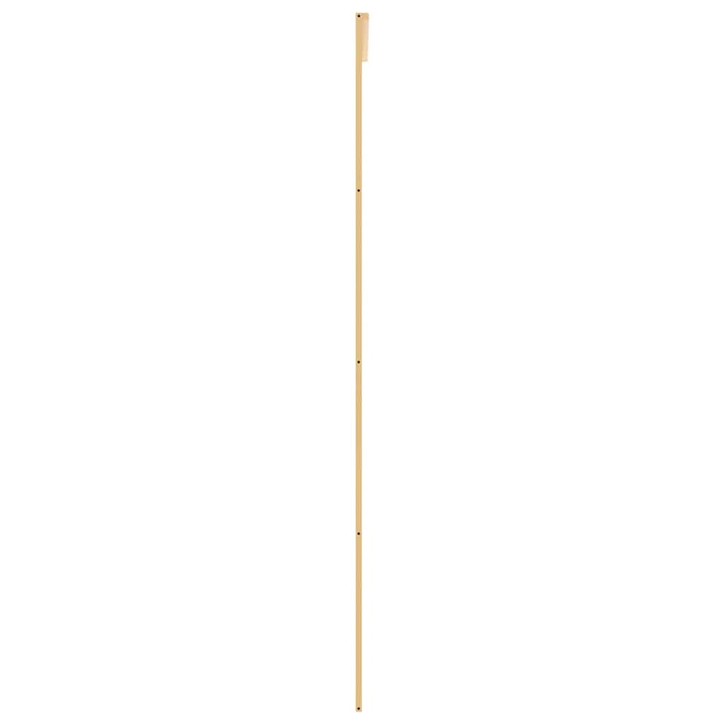Klizna vrata zlatna 90 x 205 cm matirano staklo ESG i aluminij