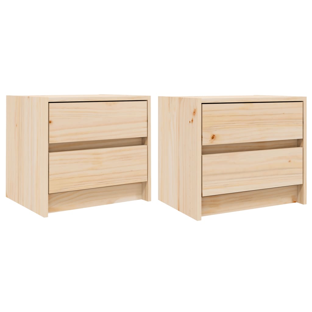 Noćni ormarići 2 kom 40 x 31 x 35,5 cm od masivne borovine