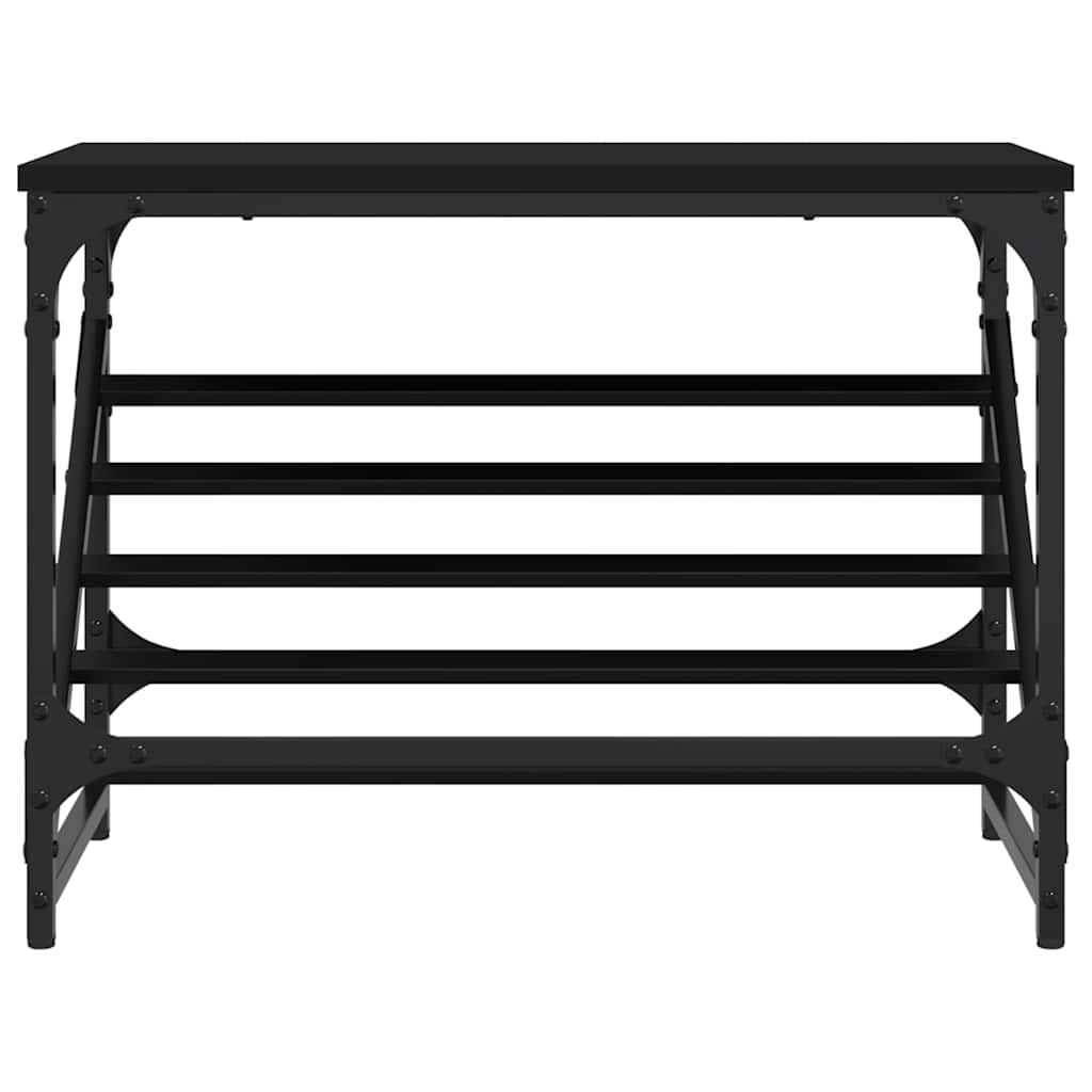 Stalak za cipele crni 60x30x45 cm od konstruiranog drva