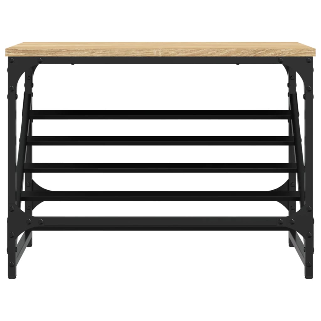 Stalak za cipele boja hrasta 60x30x45 cm konstruirano drvo