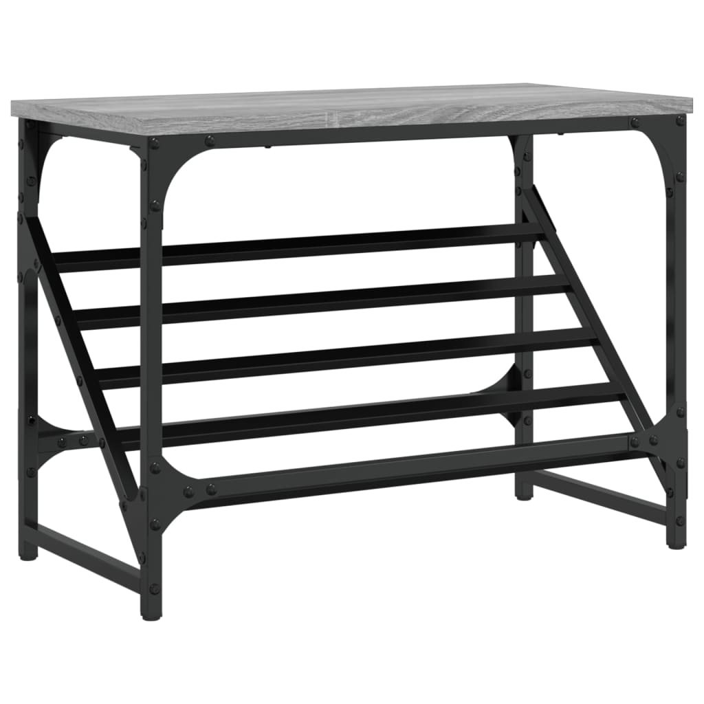 Stalak za cipele boja hrasta 60x30x45 cm konstruirano drvo