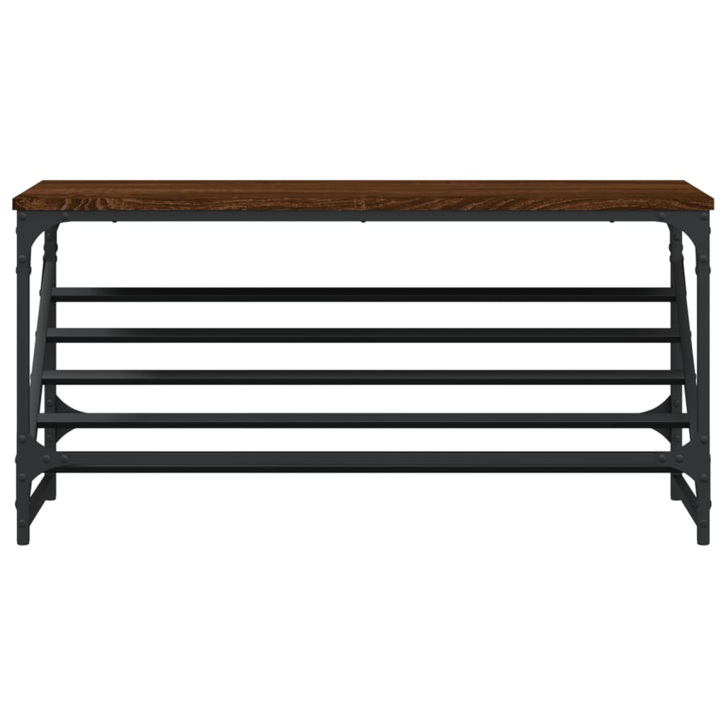 Stalak za cipele boja hrasta 90 x 30 x 45 cm konstruirano drvo