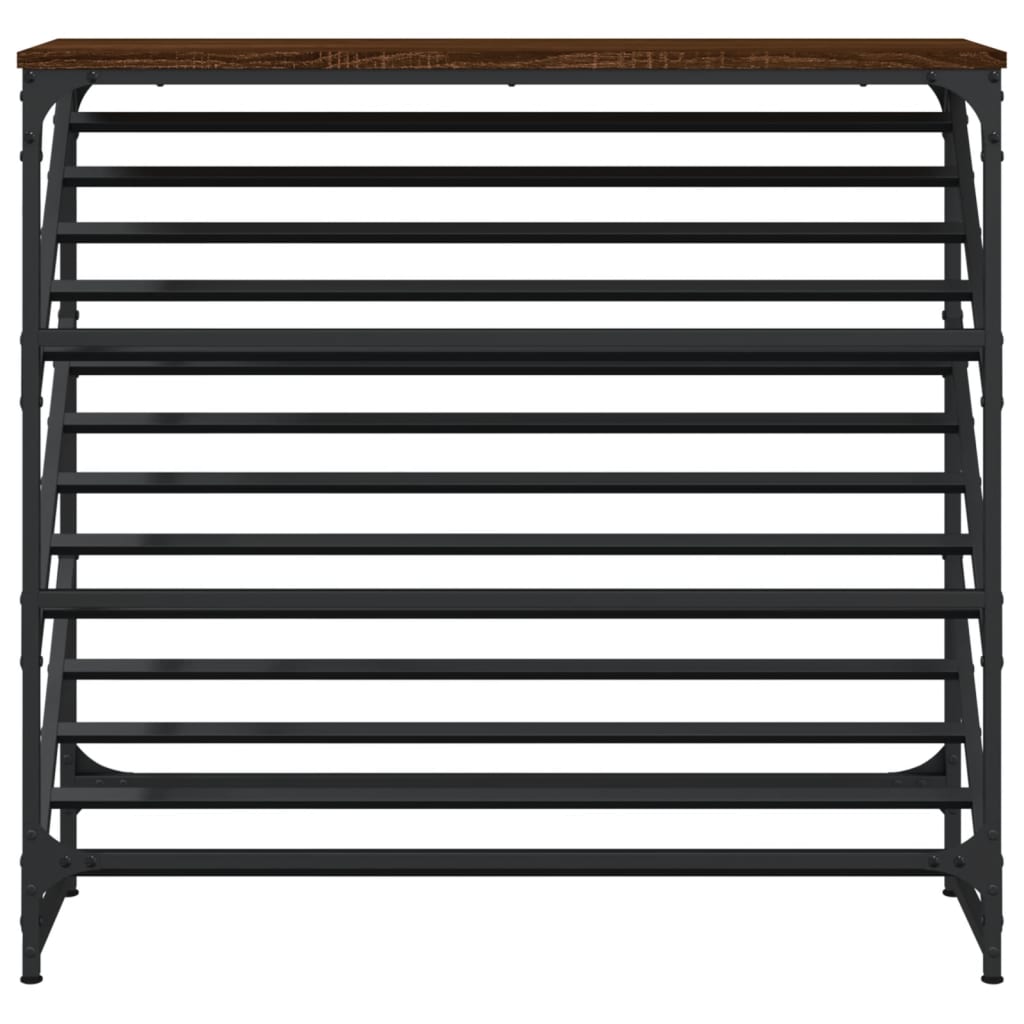 Stalak za cipele boja hrasta 90x30x85 cm konstruirano drvo